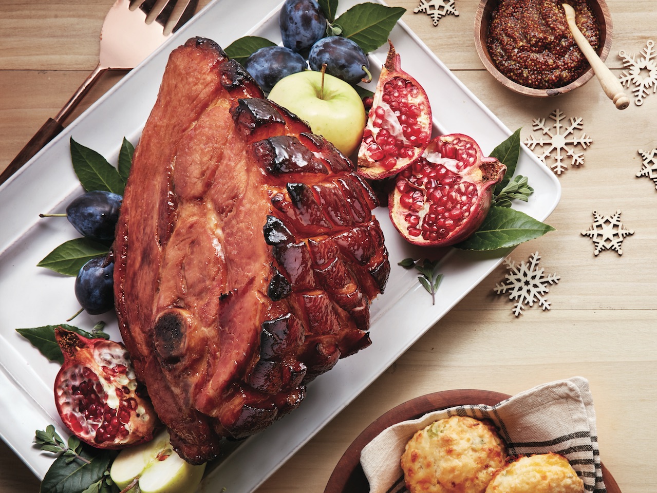 Holiday menus: Ginger-glazed ham