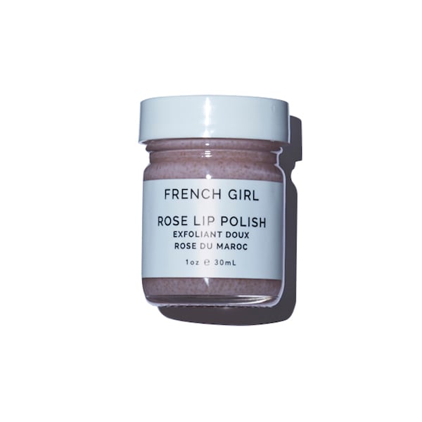 <p>Scrub away dry, flaky skin before applying a balm.<i> French Girl Lip Polish, $18, <a href="https://www.frenchgirlorganics.com/products/lip-polish-rose-du-maroc" target="_blank" rel="noopener">French Girl Organics</a>.</i> </p>
<div> </div>
