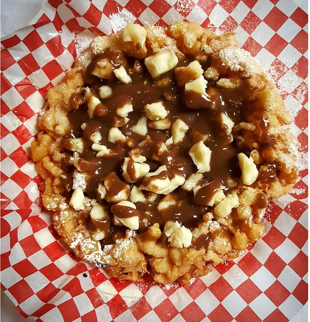 Calgary Stampede Foods - Funne Cake Poutine
