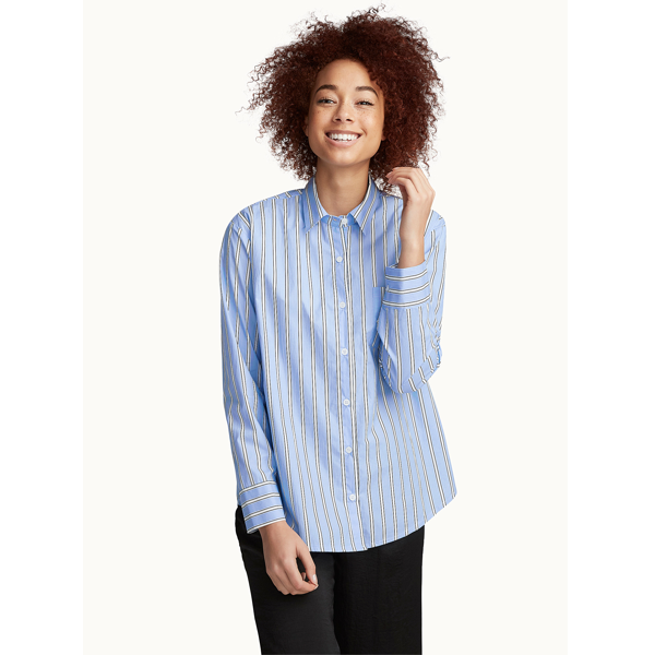 <p>Twik Classic-stripe Shirt, $59, <a href="https://www.simons.ca/en/women-clothing/blouses-shirts/casual/classic-stripe-shirt--13740-222" target="_blank">Simons</a>.</p>
