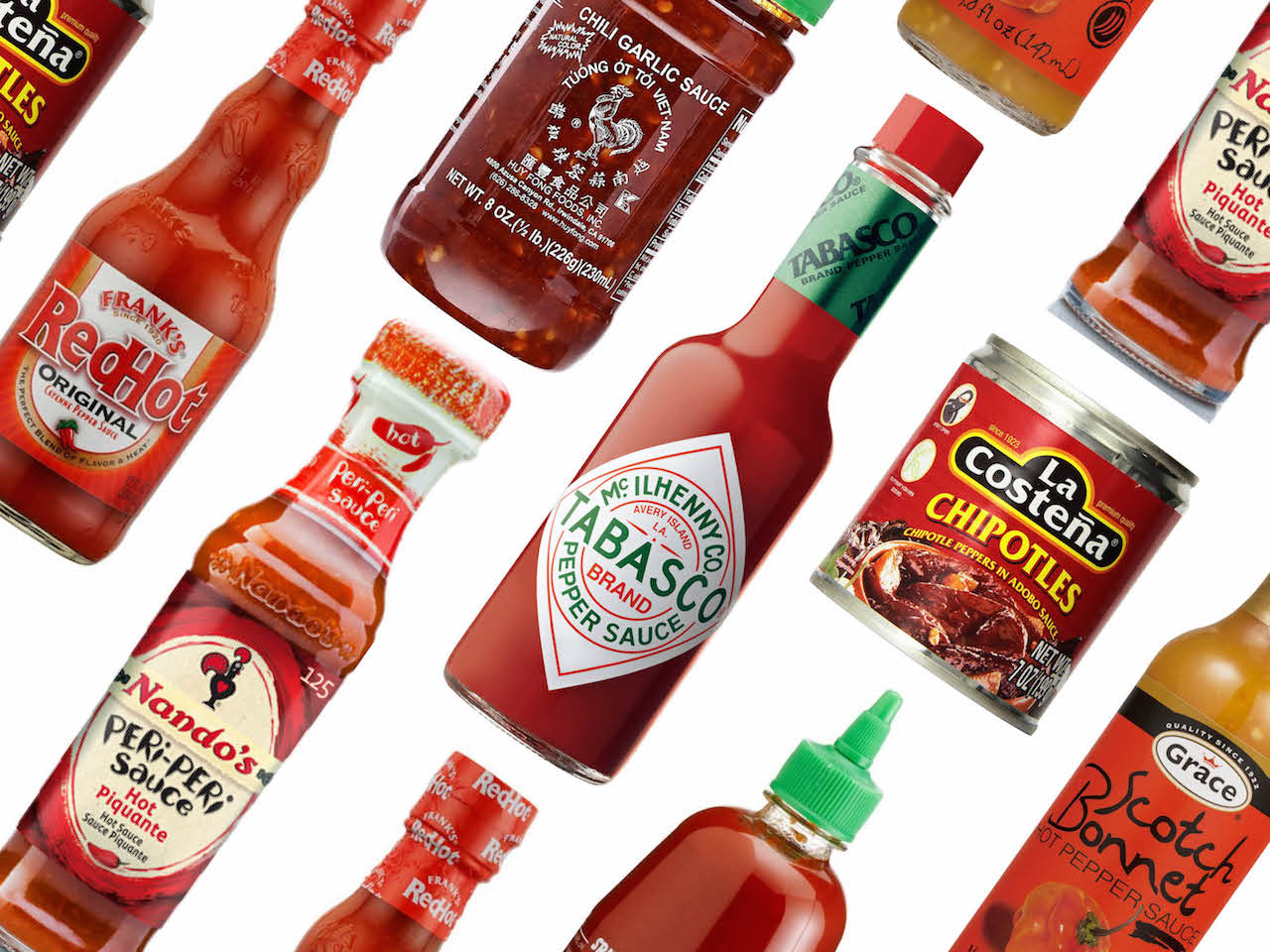 Best hot sauces: Peri peri, tabasco, chipotle, sriracha
