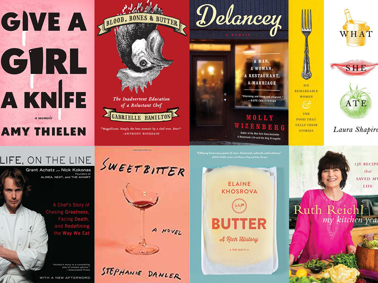 Summer food books: fiction and non-fiction books from Margaret Atwood (The Edible Woman) to Anthony Bourdain's Kitchen confidential