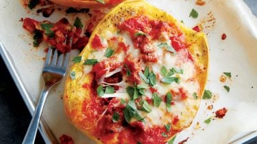 Easy weeknight dinner: spaghetti-squash lasagna