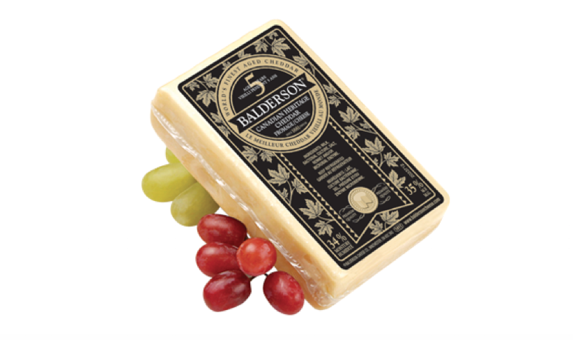 Award-winning Canadian cheeses: Balderson 5-Year Heritage Cheddar