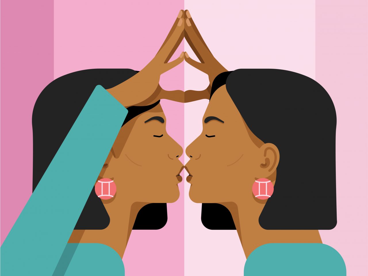 An image of the Gemini zodiac sign for the June 2019 horoscopes from Chatelaine