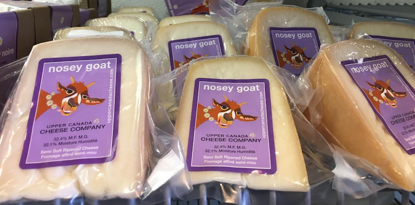 Award-winning Canadian cheeses: Nosy Goat Cheese