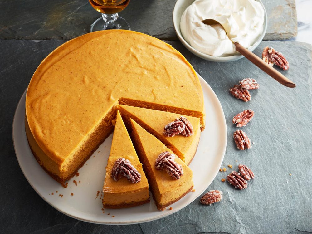 Pumpkin cheesecake