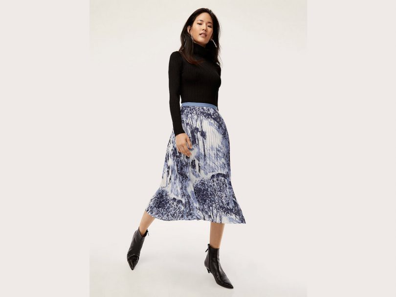 midi skirt night out outfit