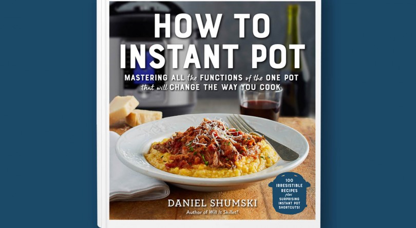 How to Instant Pot Cookbook on blue background
