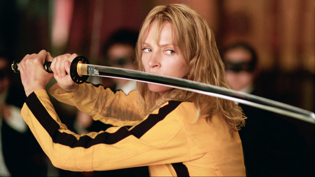 Uma Thurman in Kill Bill. The actress recently spoke out about Harvey Weinstein.
