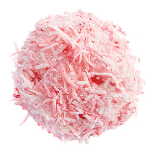 Pink coconut snowballs