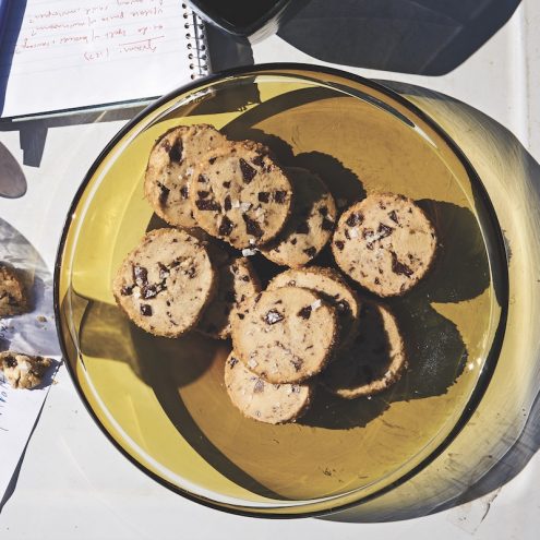 Alison Roman’s salted butter chocolate chunk shortbread cookies
