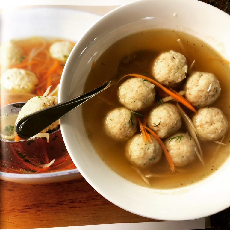 Smitten Kitchen Cookbook: Mini Matzoball Soup 
