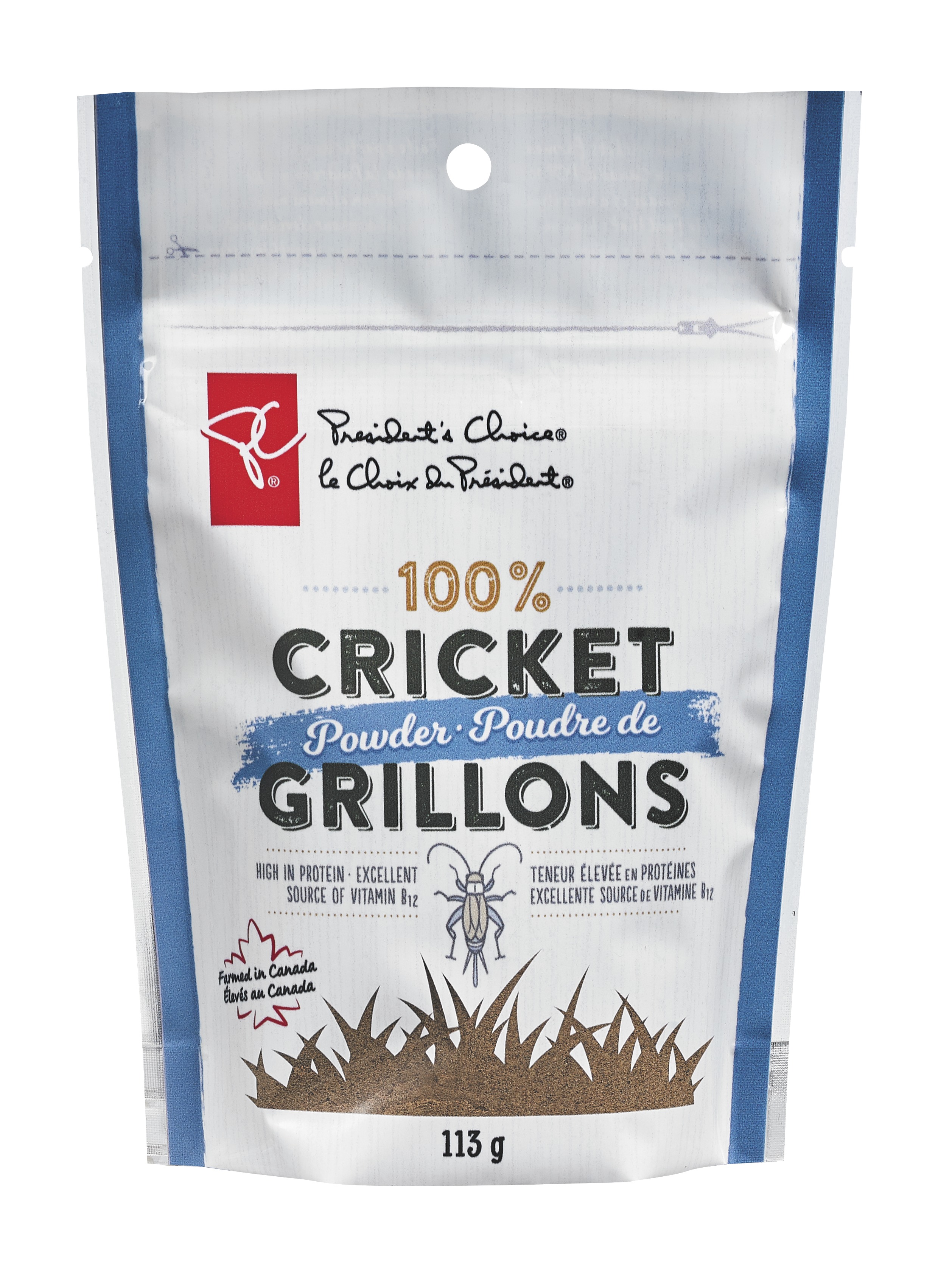 Pouch of PC cricket powder.