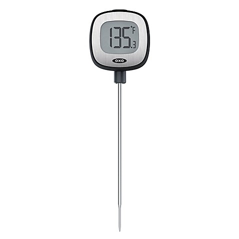 OXO Good Grips® Chef's Precision Digital Instant Read Thermometer. $30, Bed, Bath and Beyond.