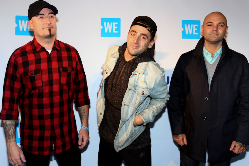Hedley band members Tommy Mac, Jacob Hoggard and Dave Rosin