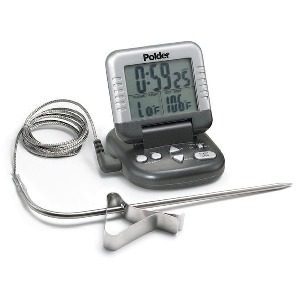 Polder THM-362-86 Classic Digital In-Oven Thermometer/Timer, $31, Amazon.