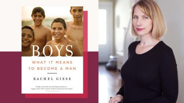 sex education-Rachel Giese and a cover image of her new book, BOYS