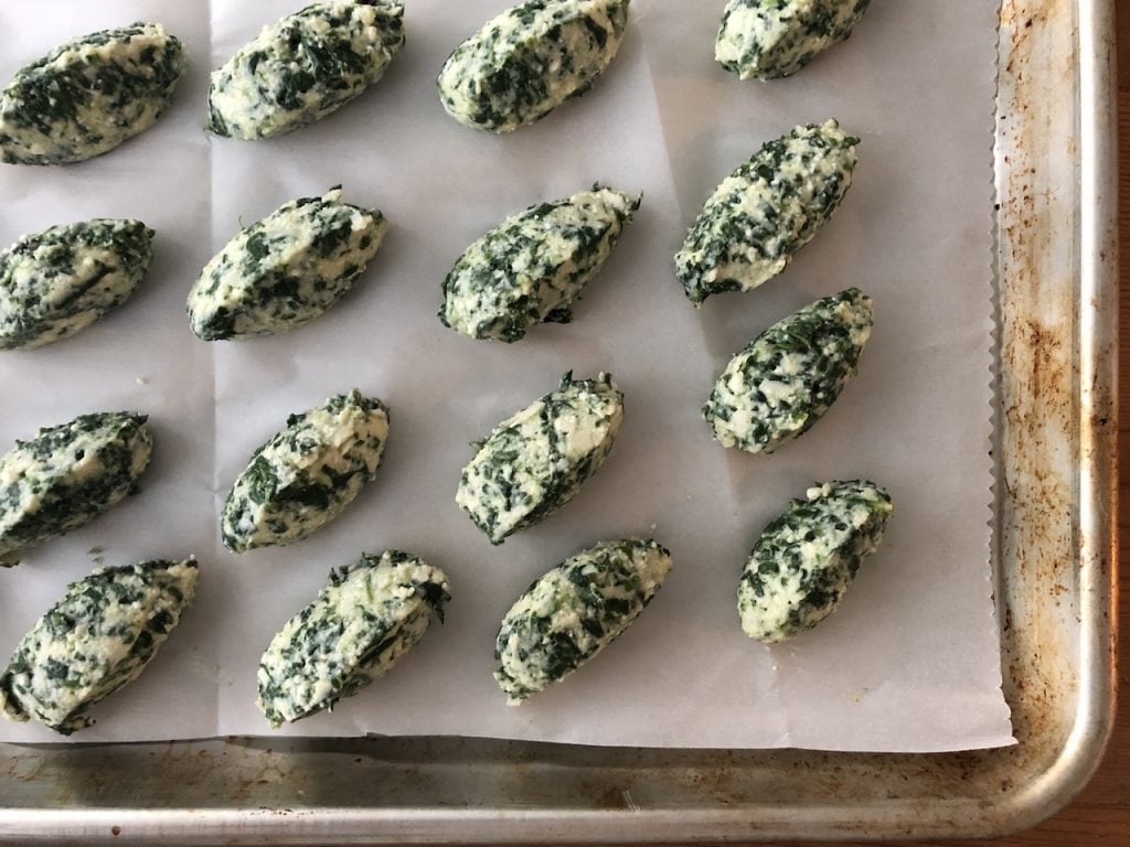 The River Cafe Cookbook - spinach and ricotta gnocchi