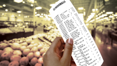 grocery budget-feature image of full receipt.