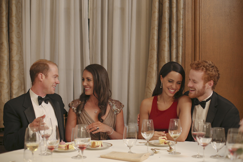 Meghan, Harry, William and Kate in the Lifetime movie