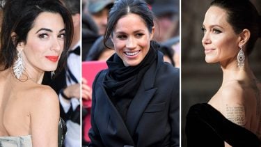 Amal Clooney, Meghan Markle and Angelina Jolie. Markle is said to be at the centre of a feud between Angelina and Amal