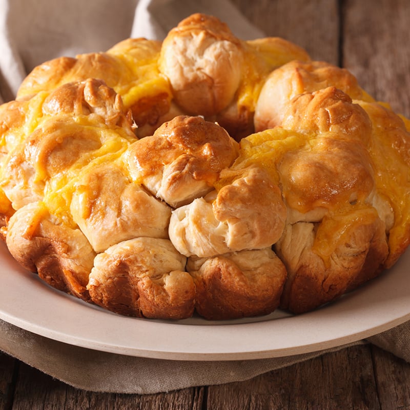 The Campout Cookbook's roasted garlic parmesan monkey bread