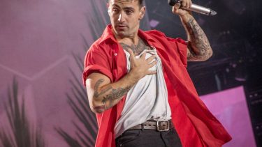 Jacob Hoggard, who has been arrested, performing