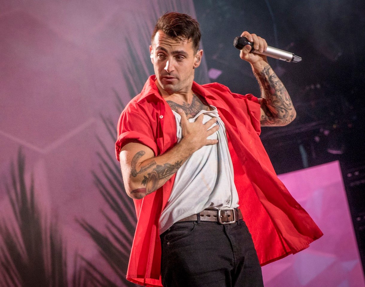 Jacob Hoggard, who has been arrested, performing