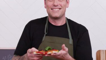 Celebrity Chef Chuck Hughes how to video on making pizza dough