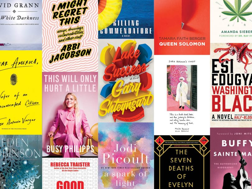 fall books 2018- grid view of a collection of books out in autumn 2018