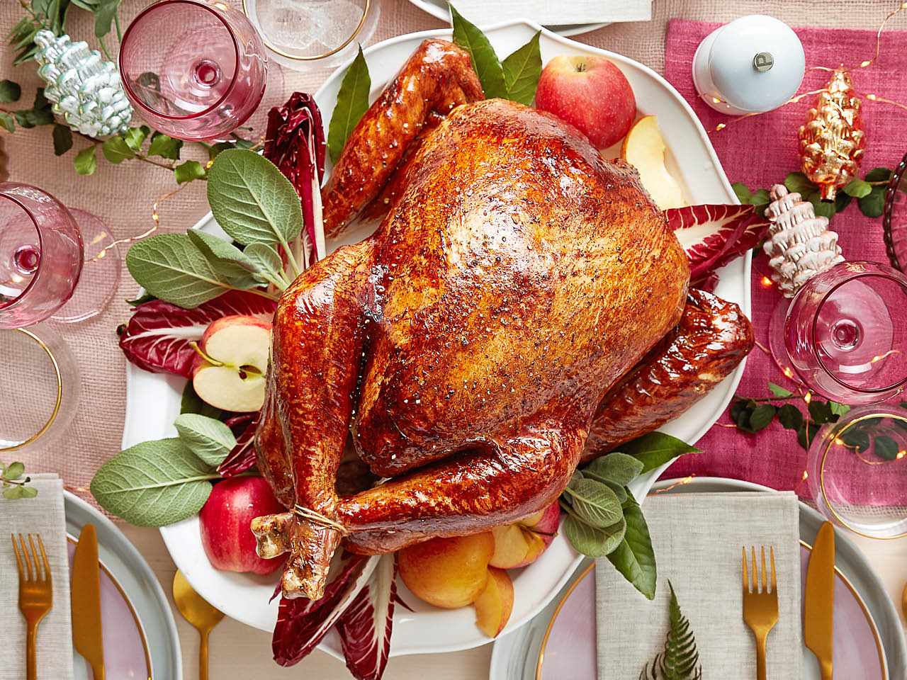 Best turkey recipes: Roast turkey on a bed of salad