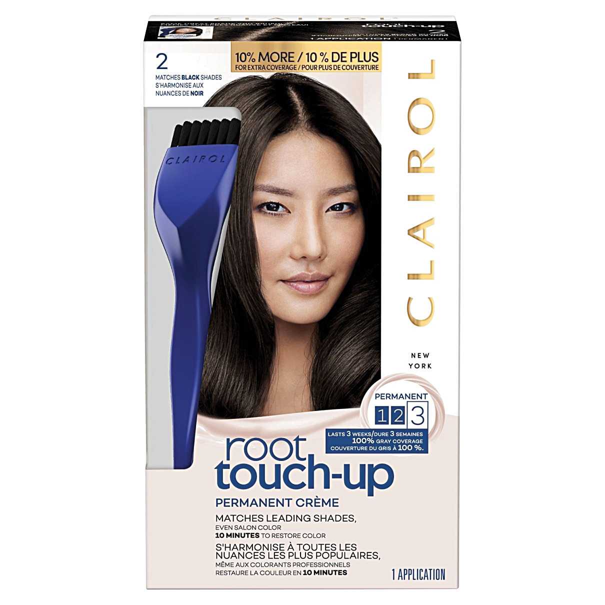 A box of Clairol Root Touch Up on a white background