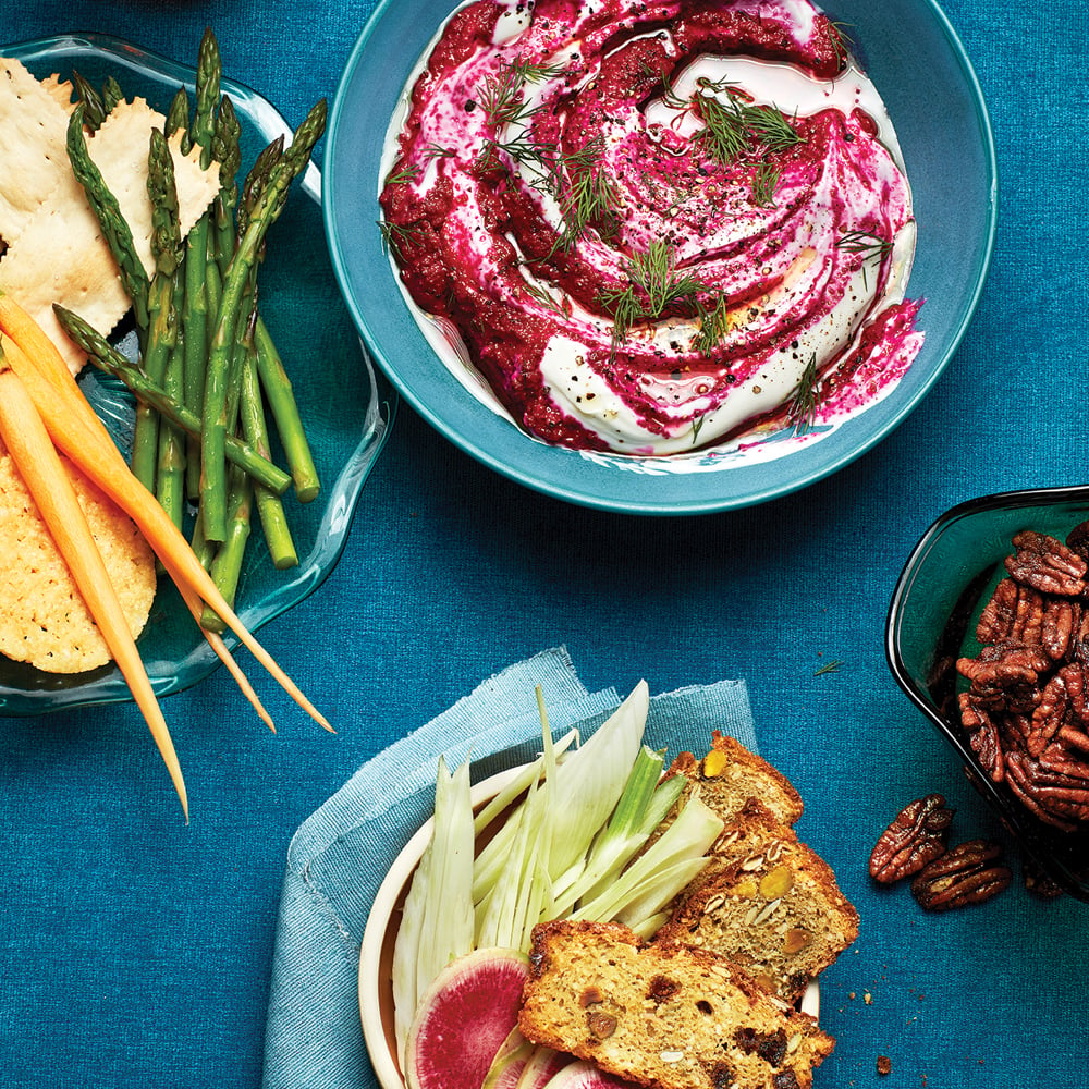 Alison Roman's Garlicky Beet Dip With Walnuts