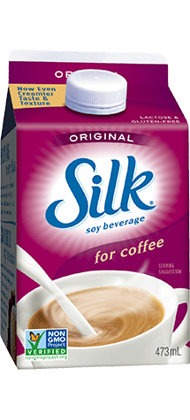 Soy plant-based milk carton