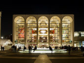 The Metropolitan Opera house, shown from the outside