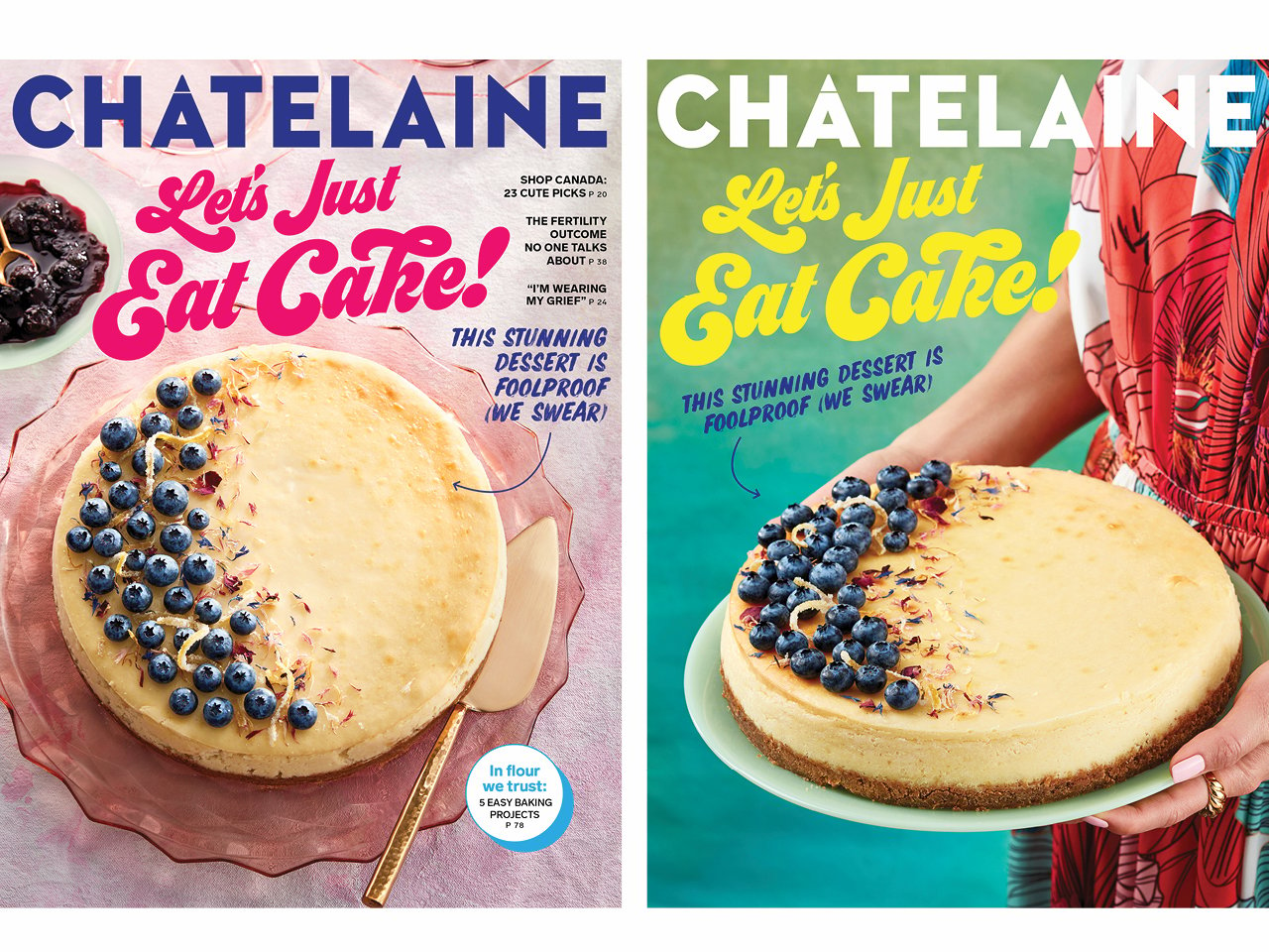 Chatelaine's May/June subscriber and newsstand covers