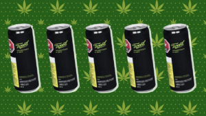 Tweed's Houndstooth and soda, a cannabis or weed drink available at the OCS, for an editor's review