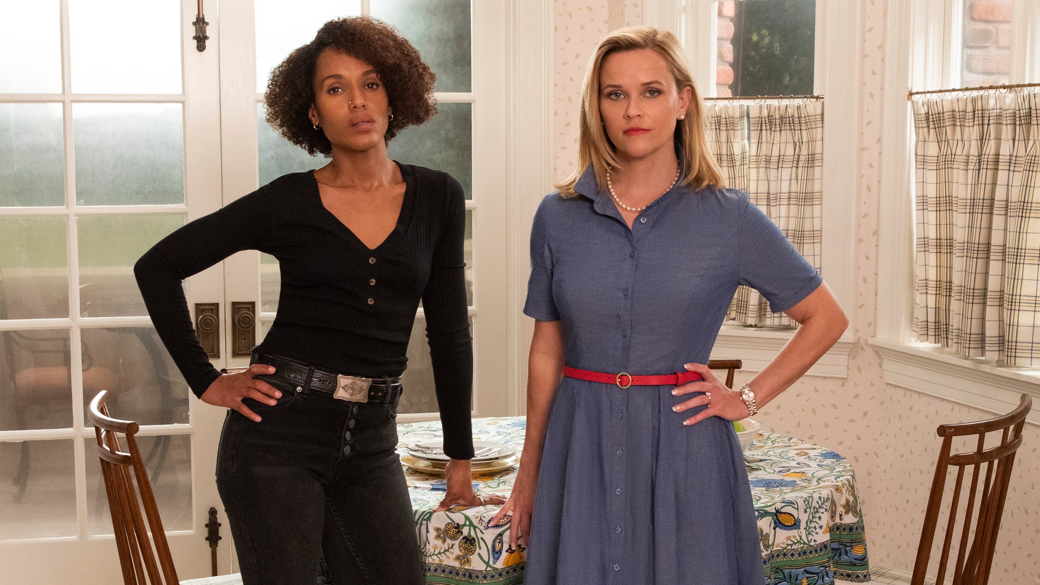 Kerry Washington and Reese Witherspoon star in Little Fires Everywhere, now streaming on Amazon Prime Video Canada