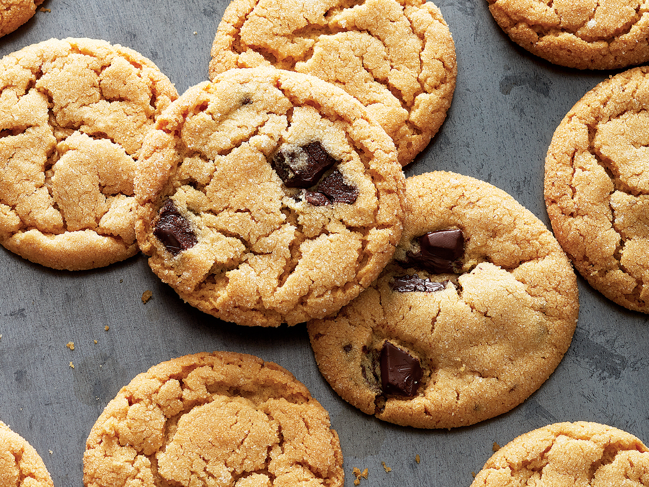 Classic Peanut Butter Chocolate Chip Cookies