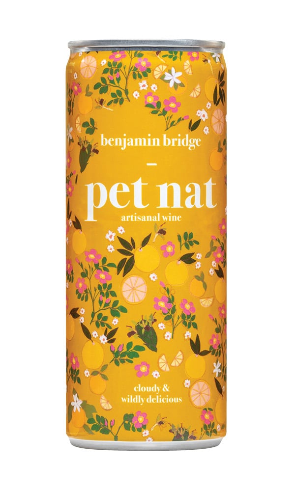 A can of Benjamin Bridge pet-nat. 