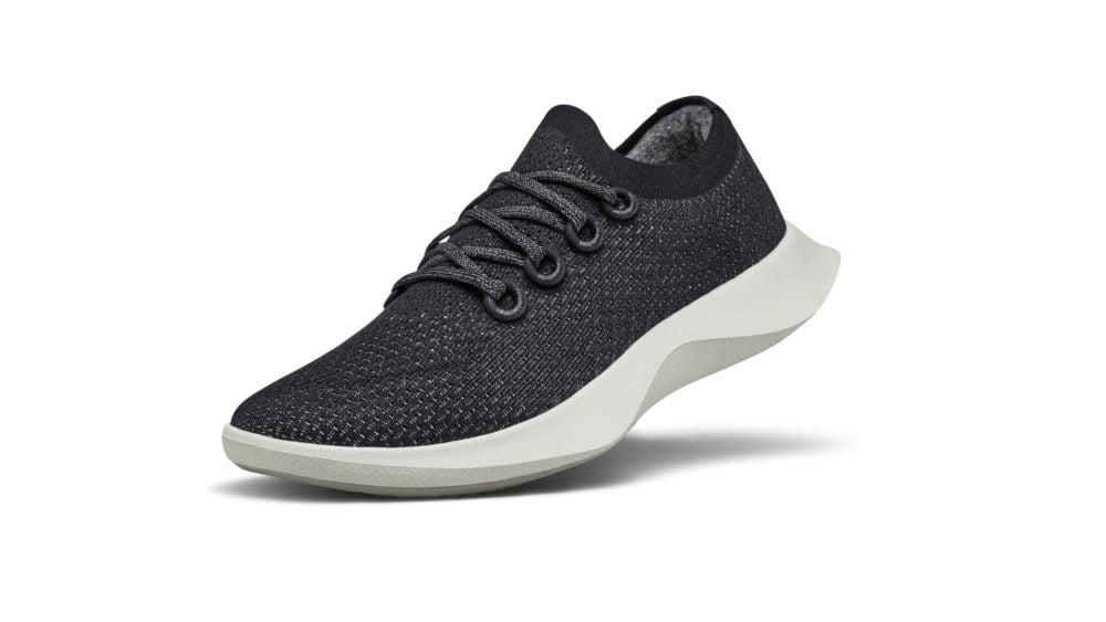 The Allbirds Tree Dashers in LIMITED EDITION:Thunder (Dark Blue Upper / White Sole)