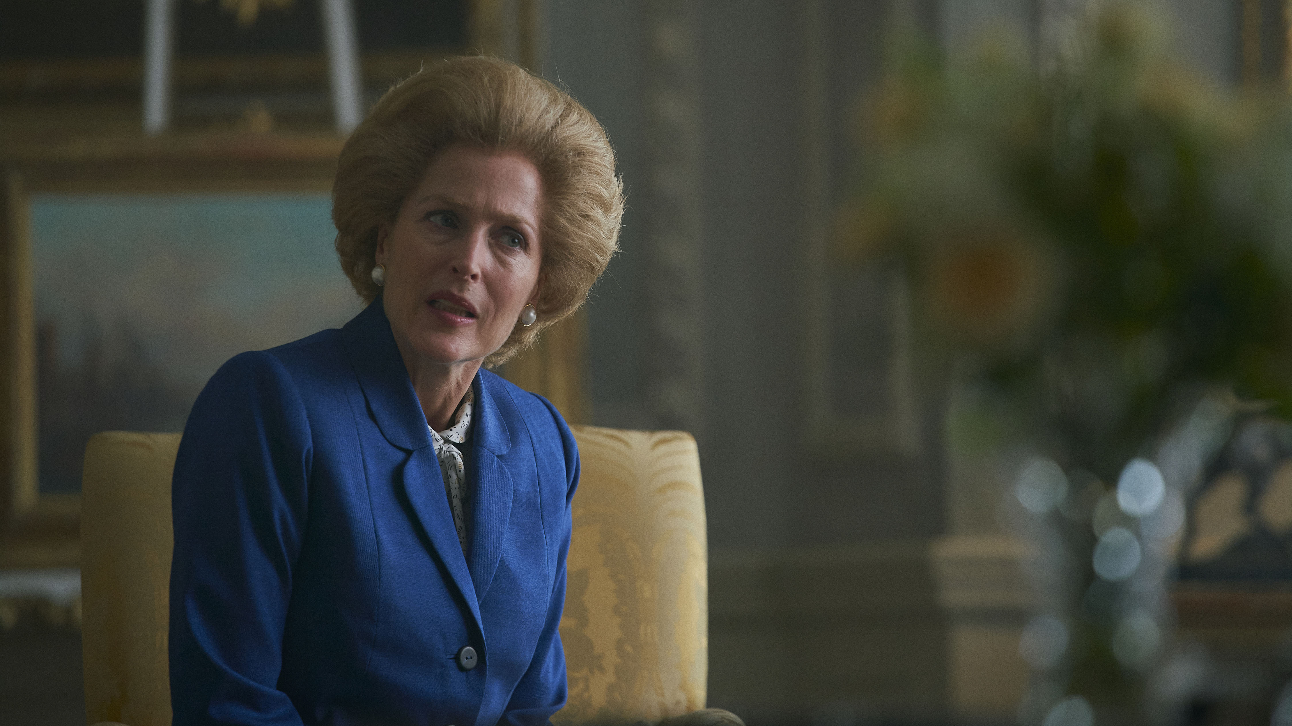 Margaret Thatcher (Gillian Anderson). (Photo: Netflix)