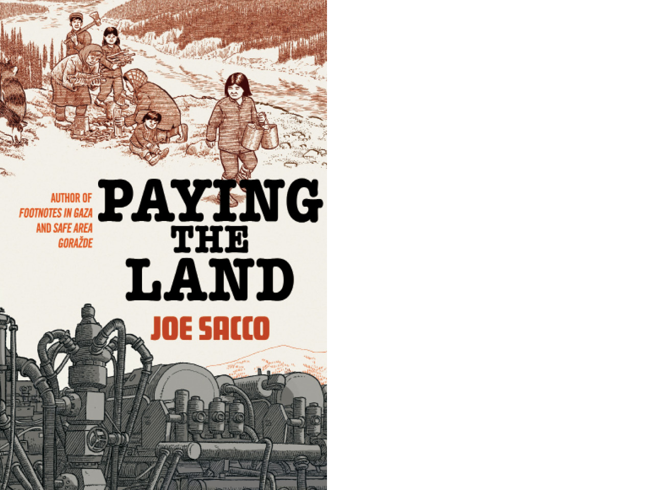 The cover of Paying the Land. 