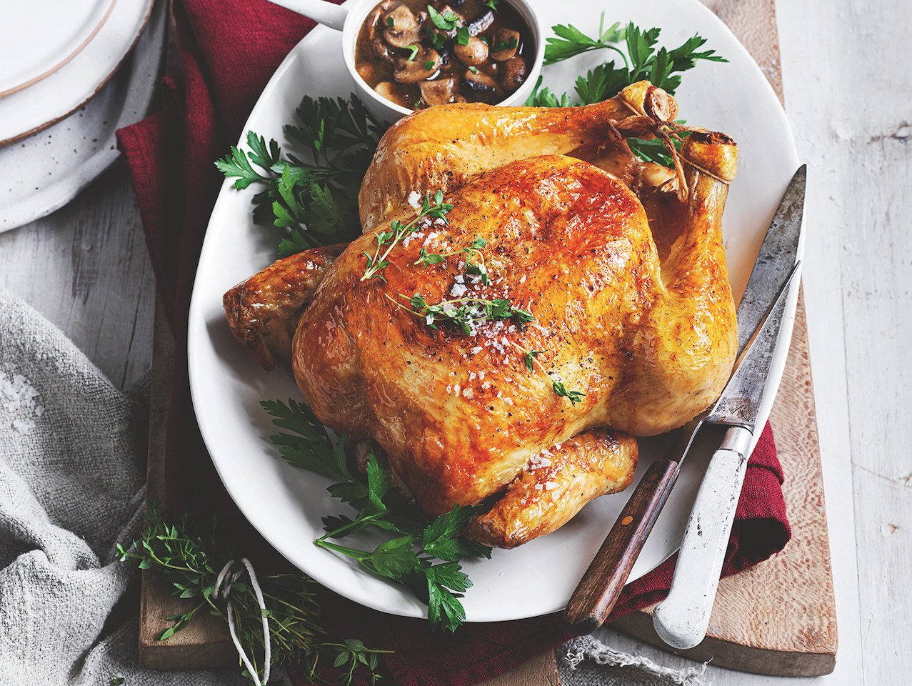 Curtis Stone’s Air-Roasted Chicken
