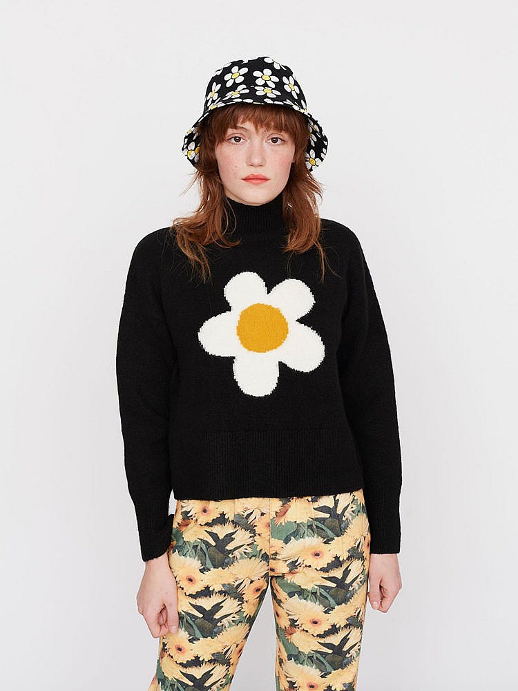 Lazy Oaf Floral Daisy Sweater