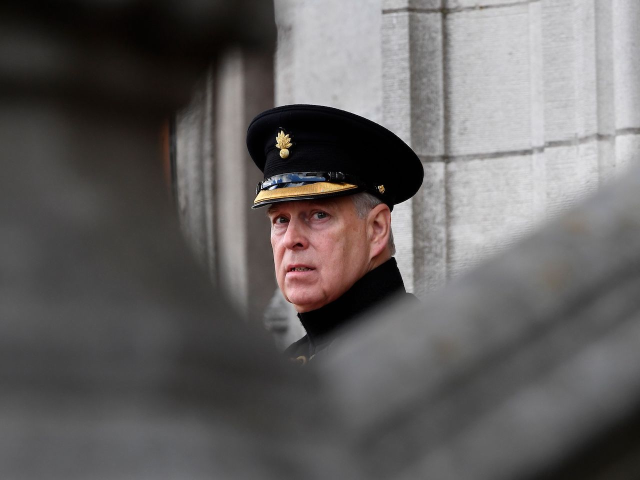 Britain's Prince Andrew, Duke of York, attends a ceremony commemorating the 75th anniversary of the liberation of Bruges on September 7, 2019 in Bruges. 