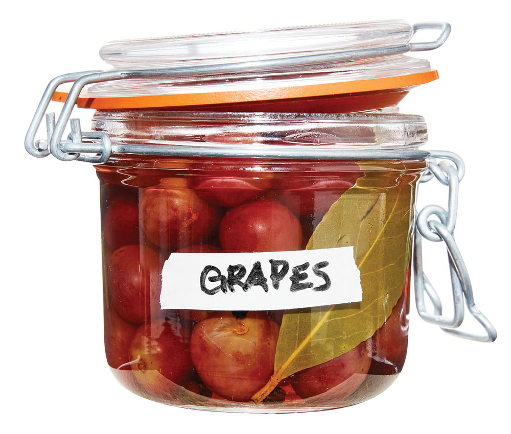 Quick Balsamic-Pickled Grapes