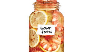 Quick Pickled Shrimp and Pearl Onions