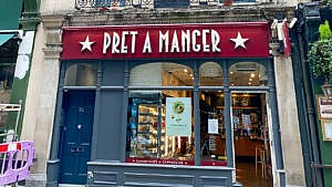 The outside of a Pret A Manger store